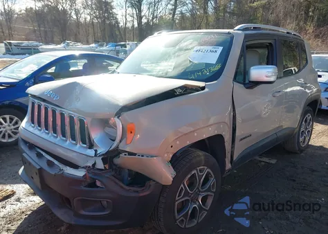 2016 Jeep Renegade Limited z USA, uszkodzony, nr VIN ZACCJBDT1GPC67646